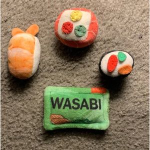 Sushi Cat Toys - 4 pieces